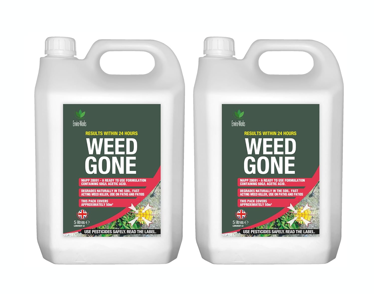 Weed Gone Weed Killer 2 Pack 5 Litres