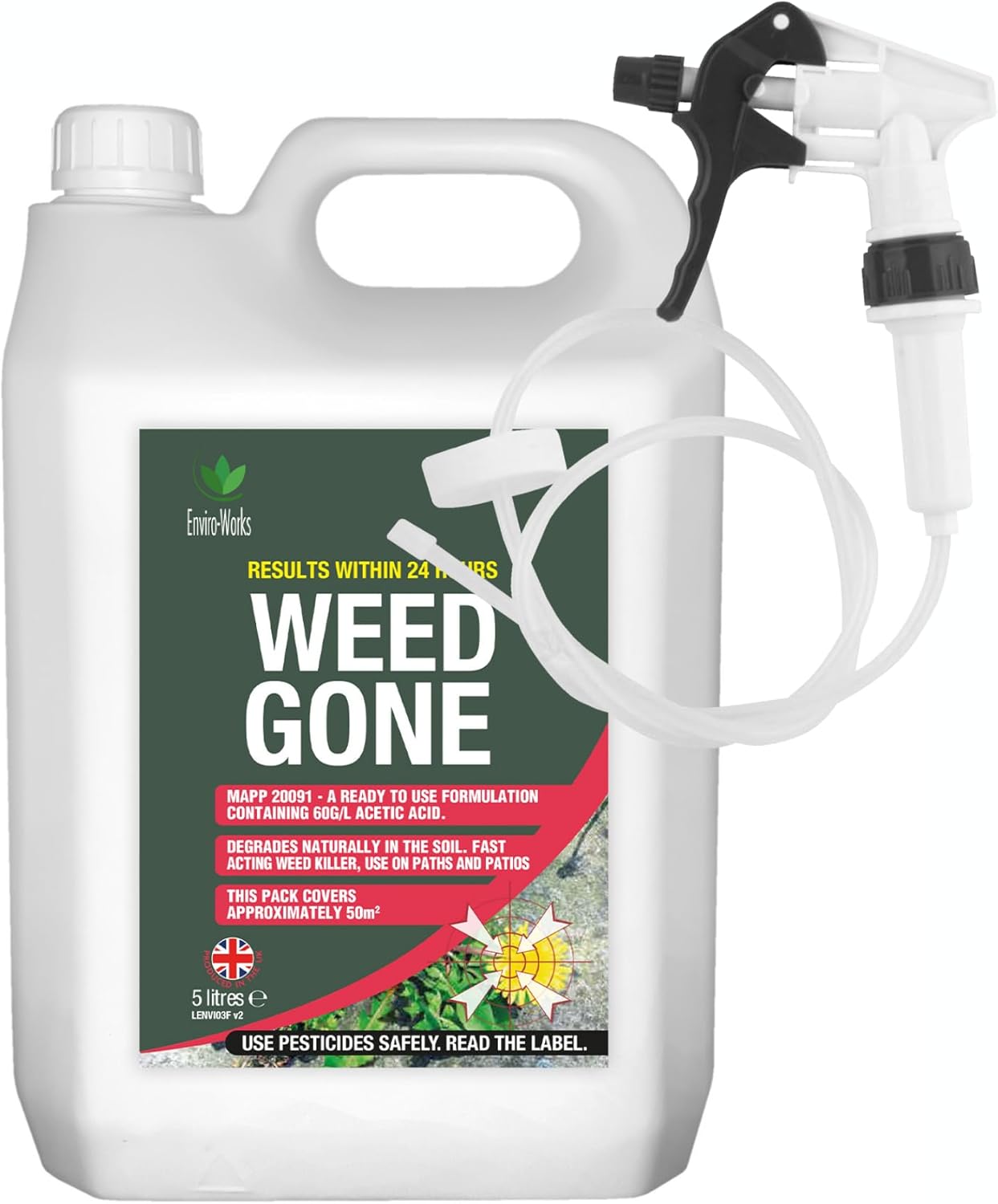Weed Gone 5L Weed Killer - Front View